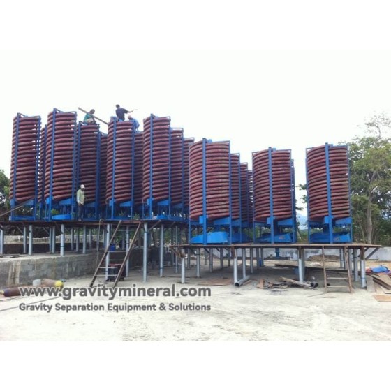 Solutions pour l'amélioration du rutile (gravité + séparation magnétique)